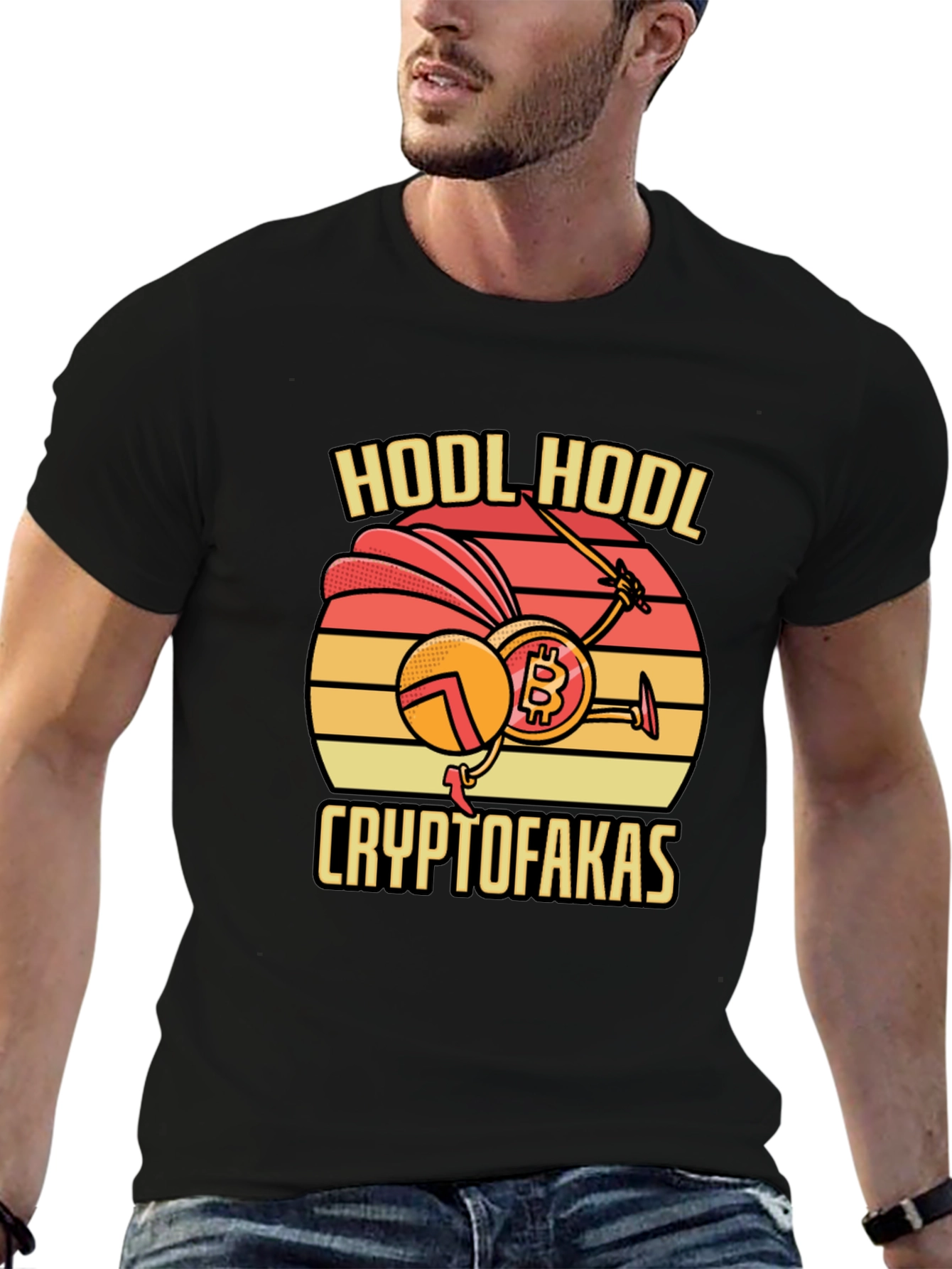 HODL CRYPTOFAKAS Bitcoin T-Shirt