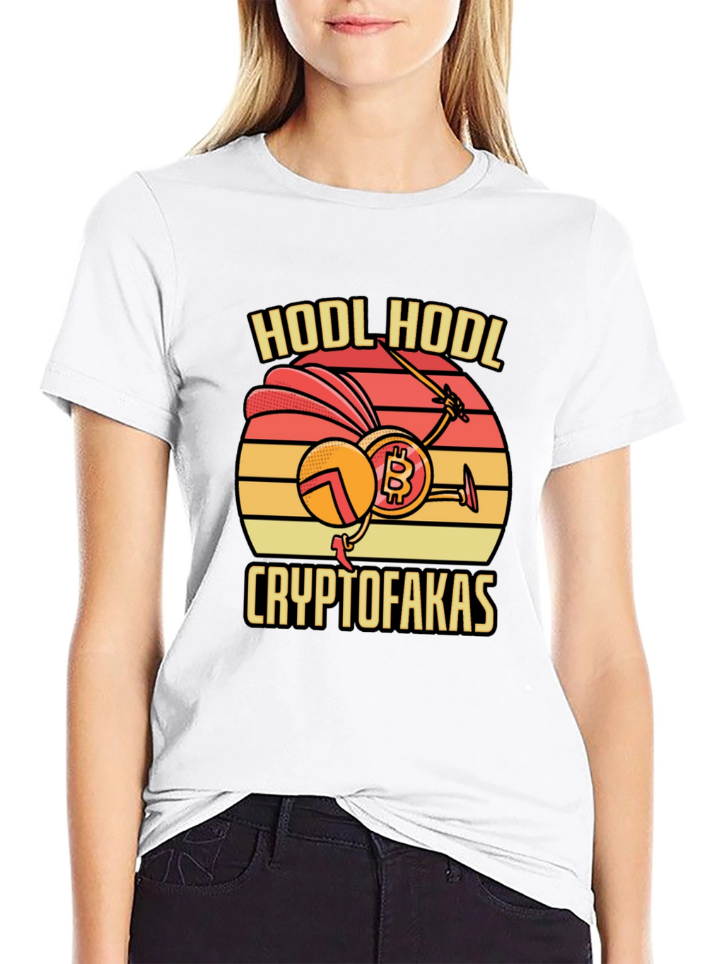 HODL CRYPTOFAKAS Bitcoin T-Shirt