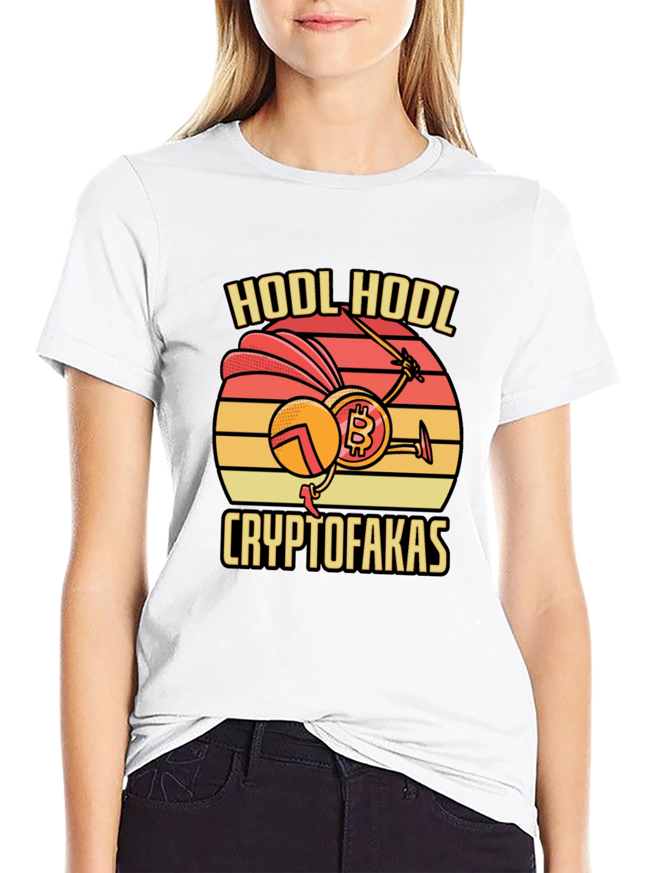 HODL CRYPTOFAKAS Bitcoin T-Shirt