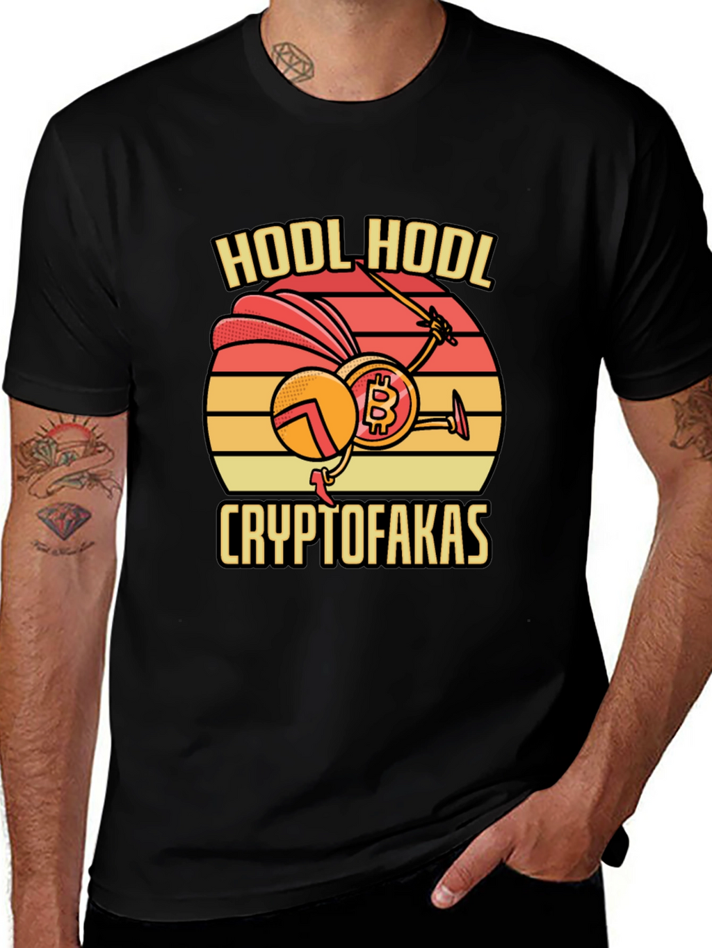 HODL CRYPTOFAKAS Bitcoin T-Shirt