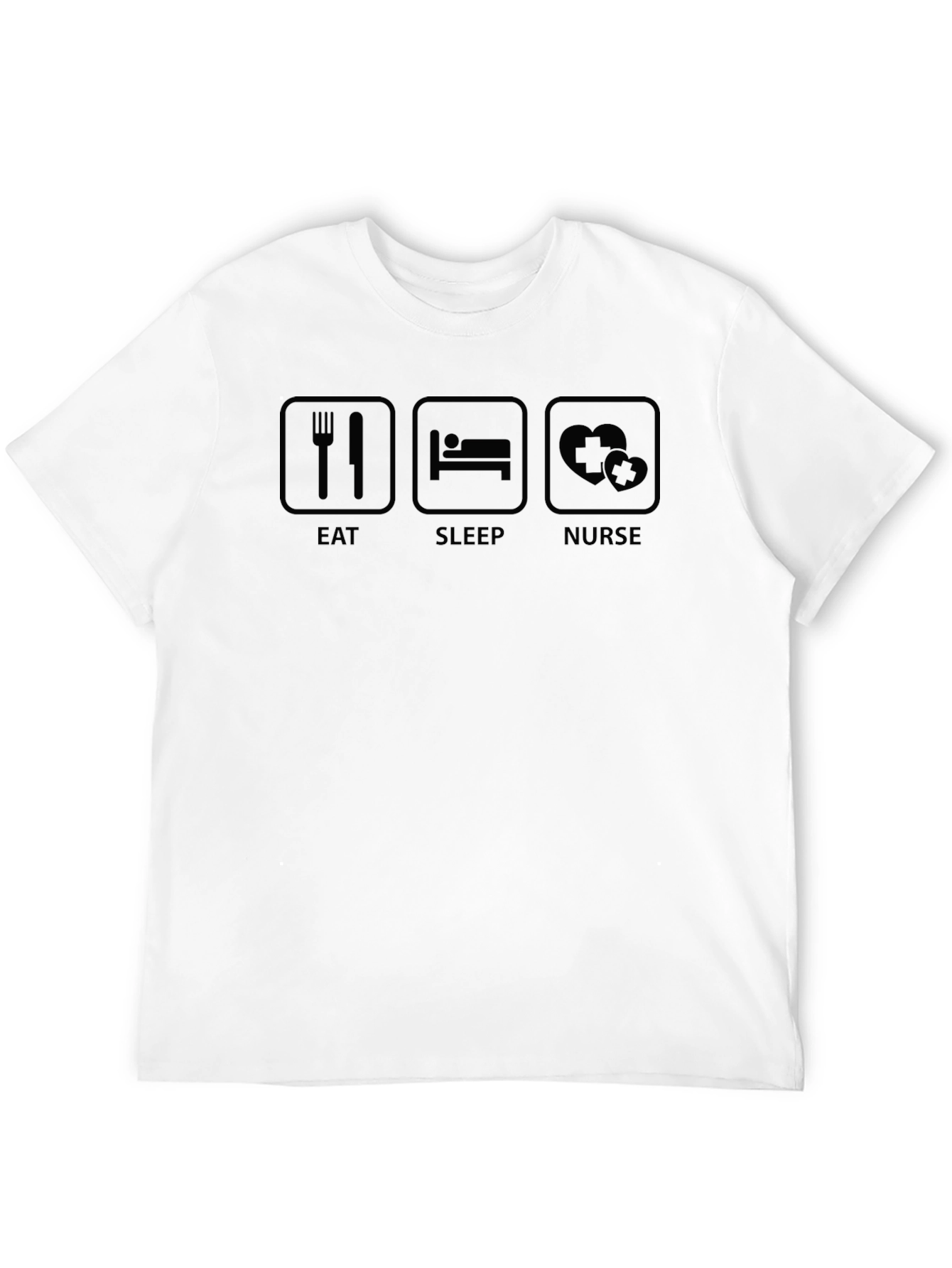 Eat Sleep Nurse T-Shirt - Medical Profession Apparel