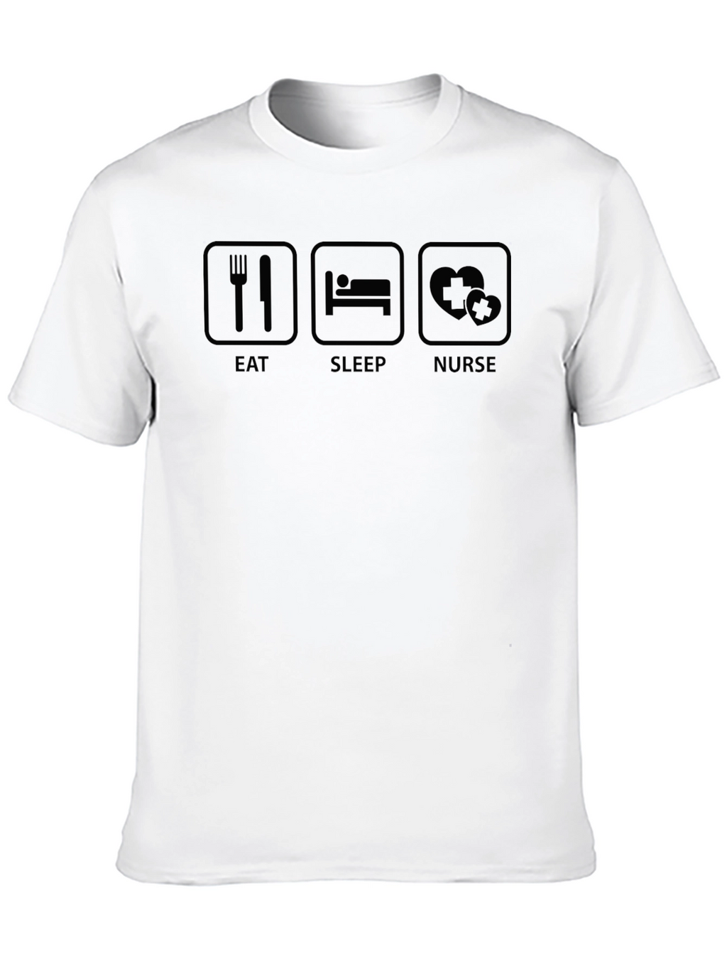 Eat Sleep Nurse T-Shirt - Medical Profession Apparel