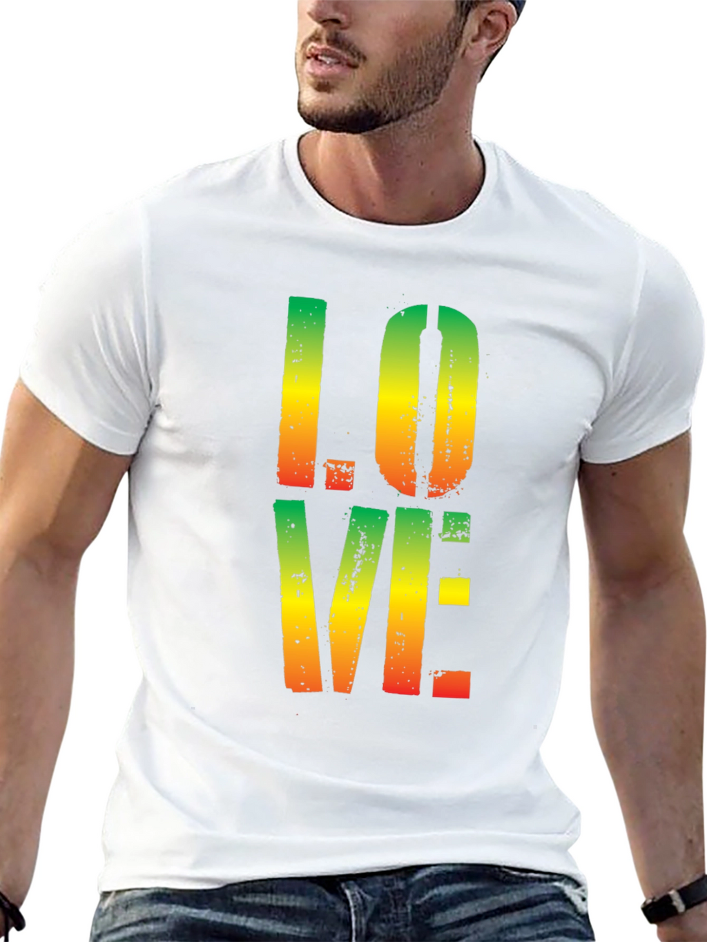 Rasta Love Graphic Tee - Reggae Style