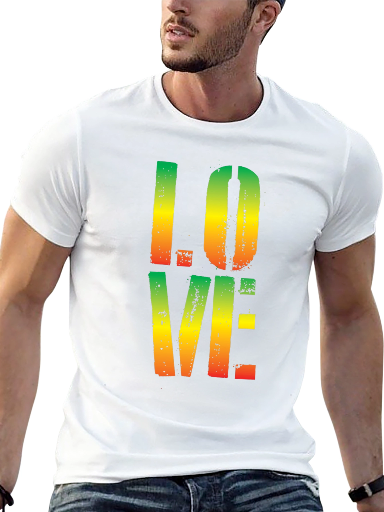 Rasta Love Graphic Tee - Reggae Style