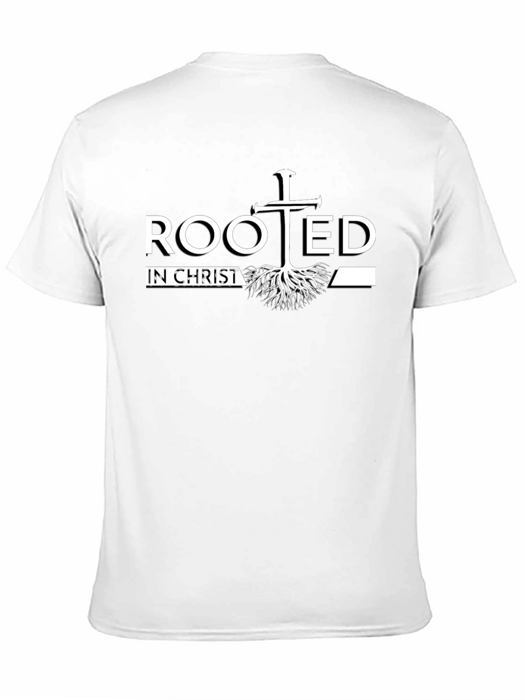 Rooted in Christ Graphic Tee - Christian Faith T-Shirt