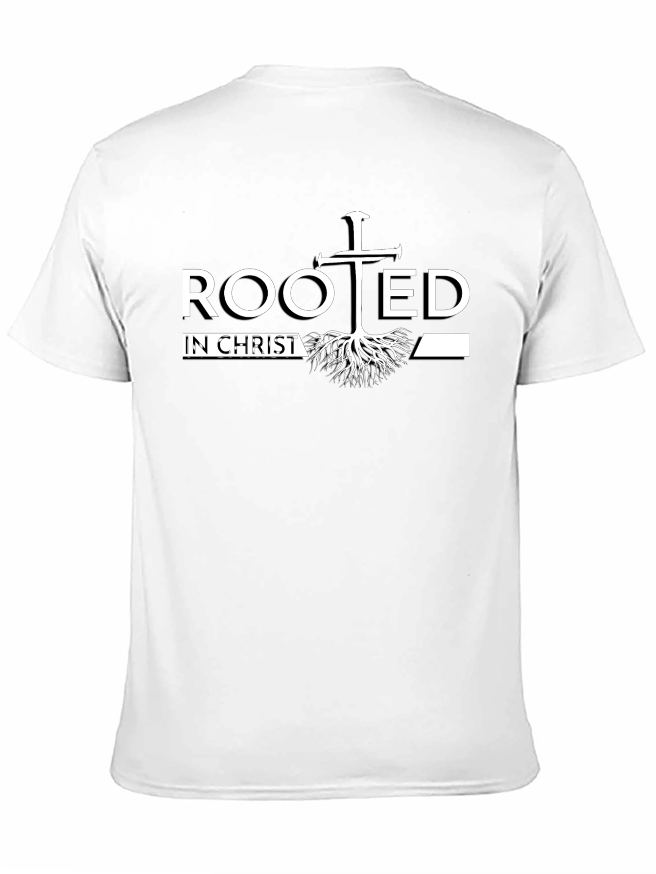 Rooted in Christ Graphic Tee - Christian Faith T-Shirt