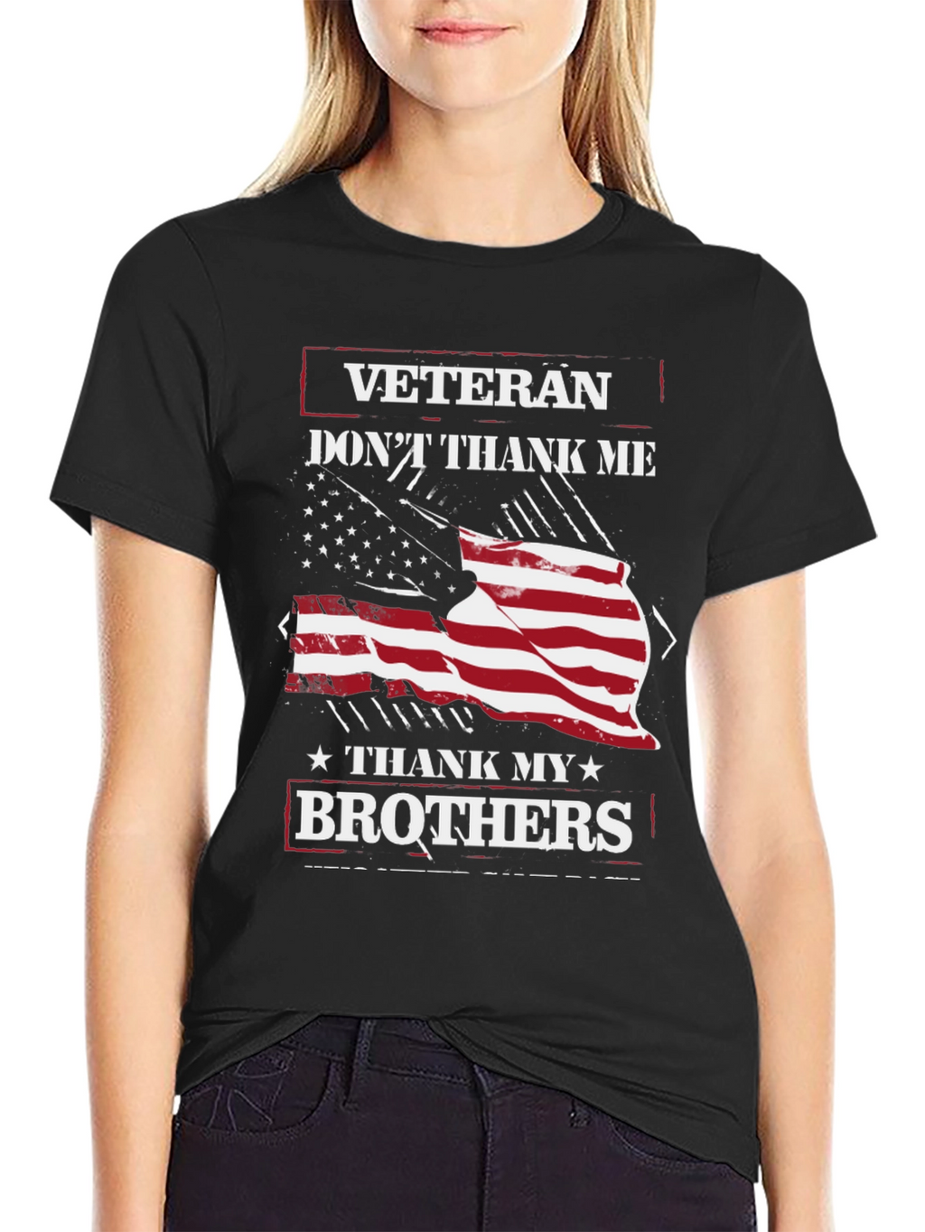 Veteran Thank My Brothers Graphic T-Shirt