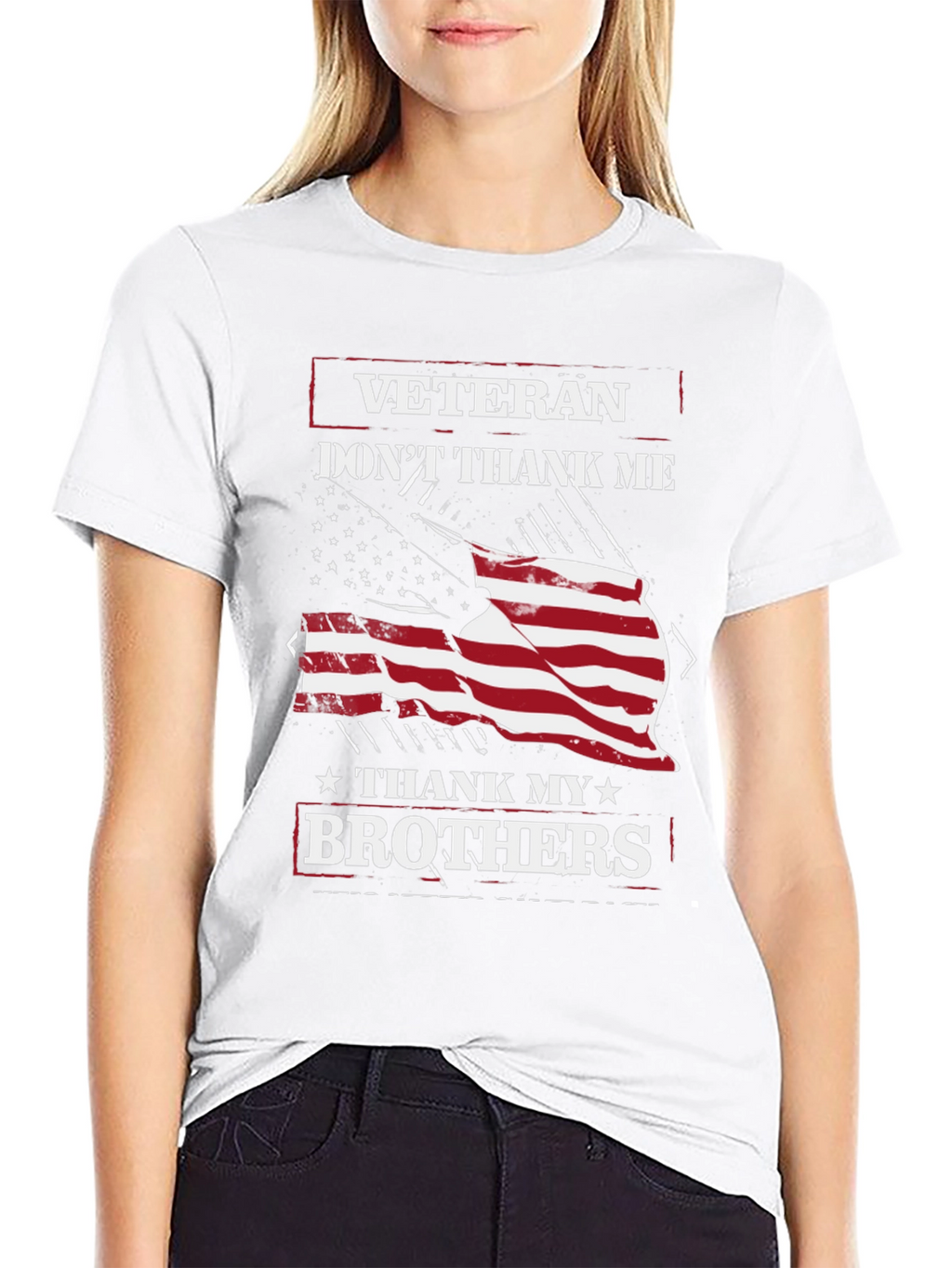 Veteran Thank My Brothers Graphic T-Shirt