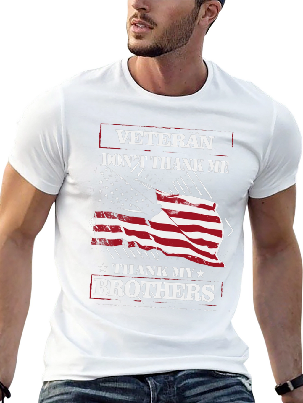 Veteran Thank My Brothers Graphic T-Shirt