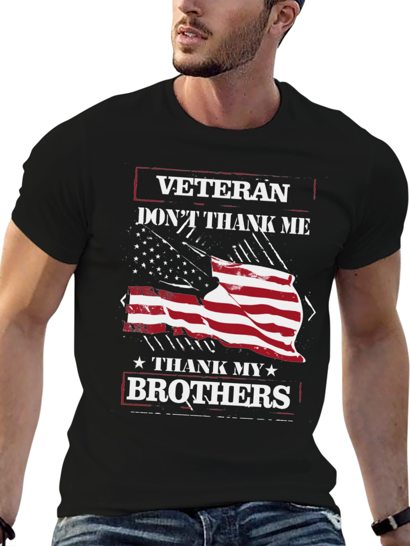 Veteran Thank My Brothers Graphic T-Shirt