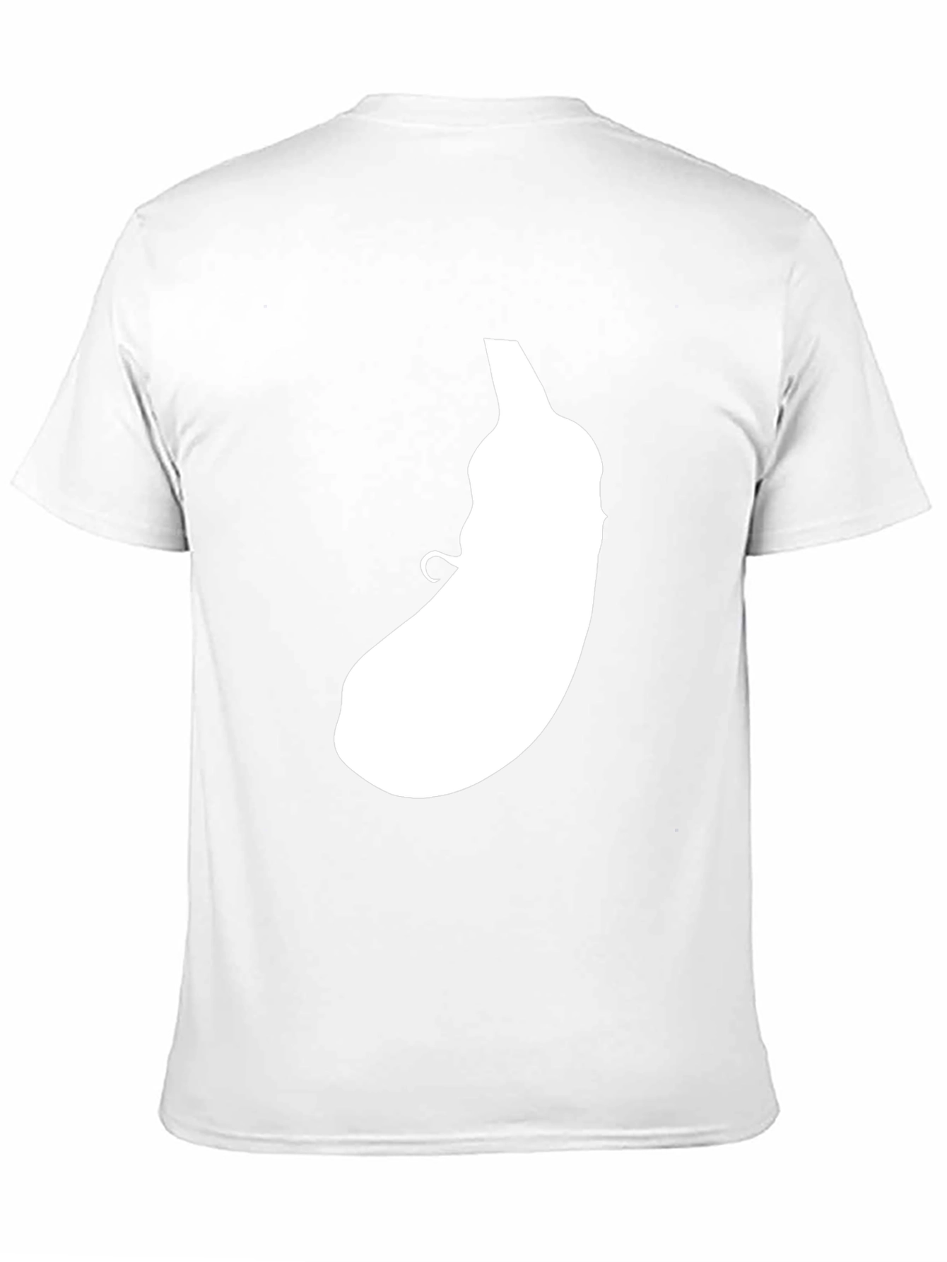 Eggplant Graphic Tee - Black Casual T-Shirt