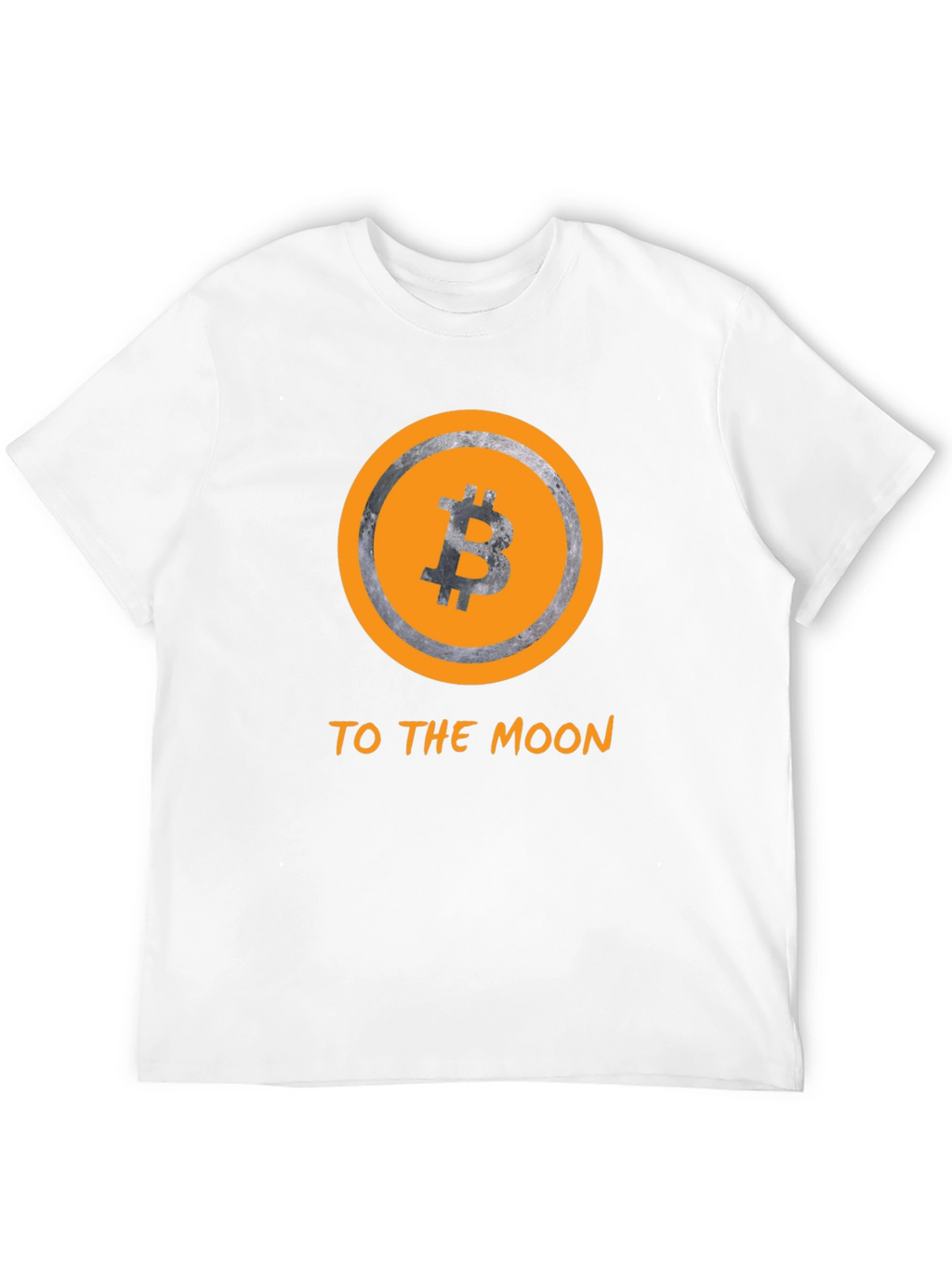 Bitcoin to the Moon Black T-Shirt