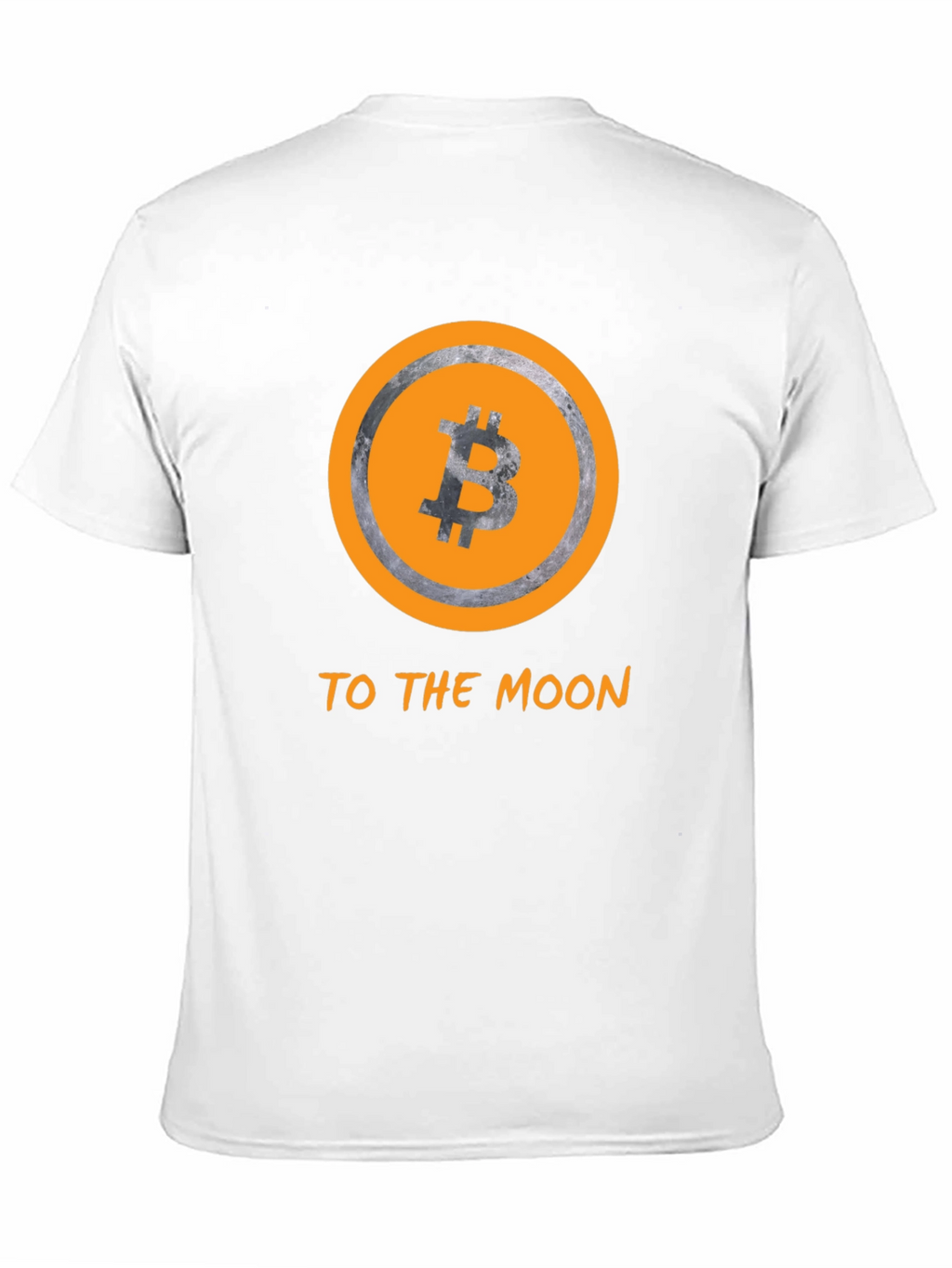 Bitcoin to the Moon Black T-Shirt