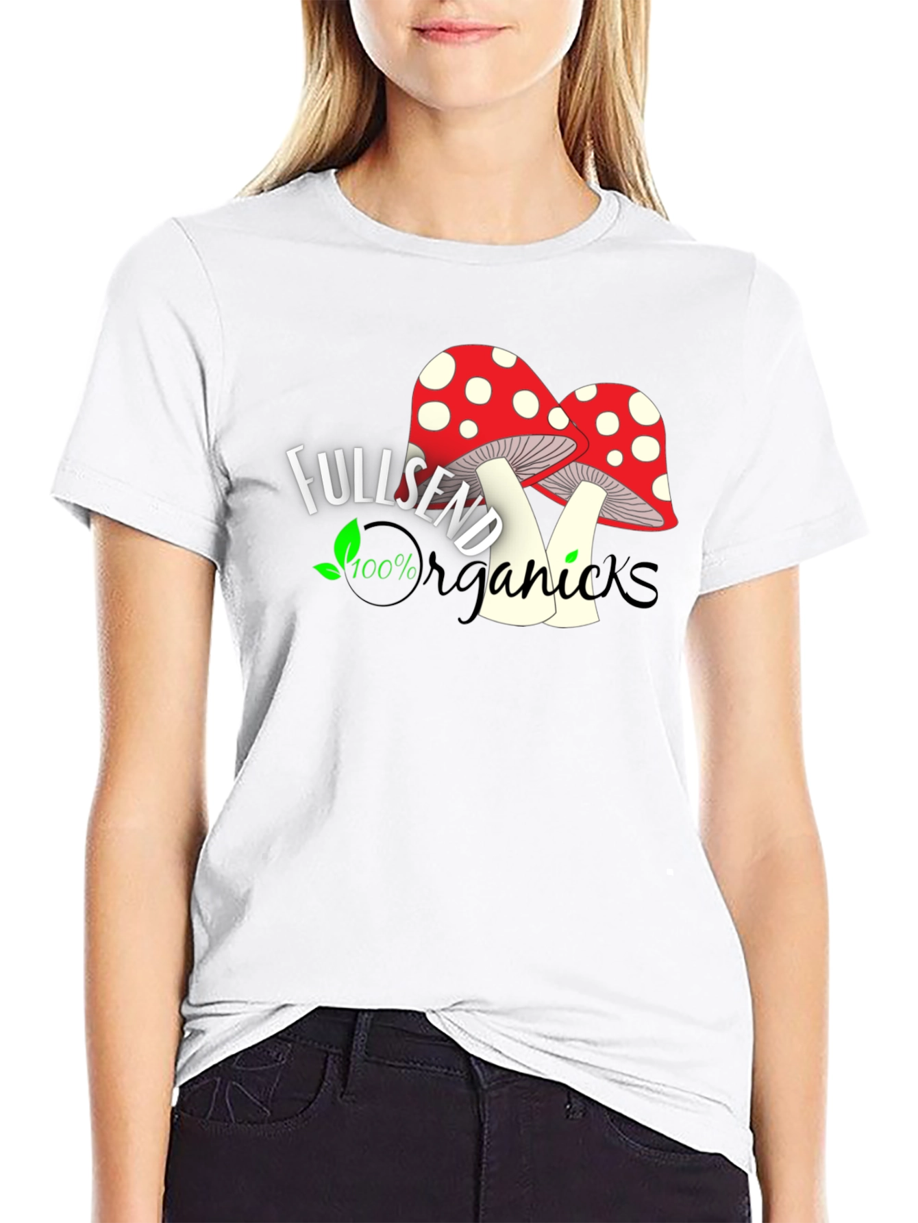 Fullsend Organics Mushroom T-Shirt