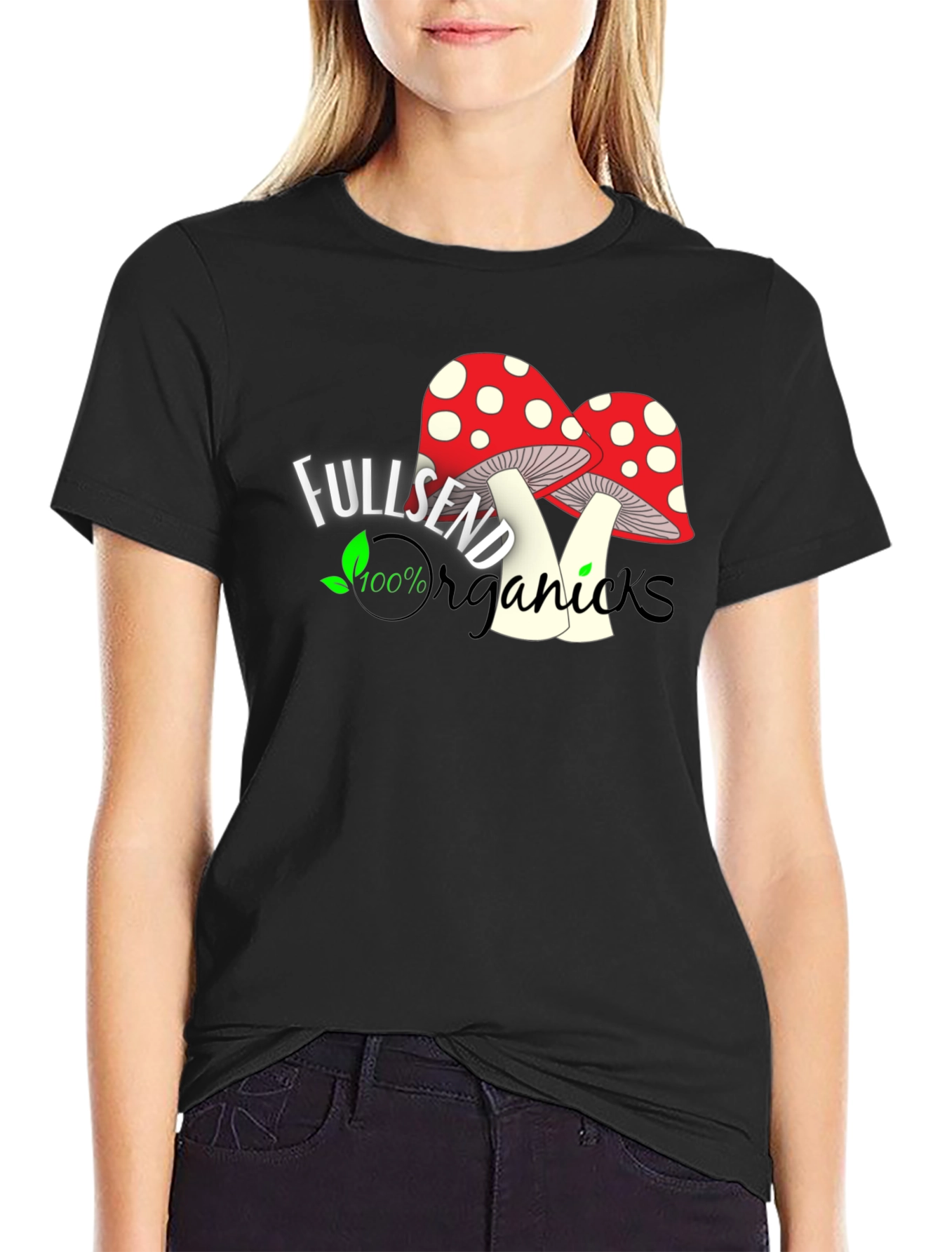 Fullsend Organics Mushroom T-Shirt