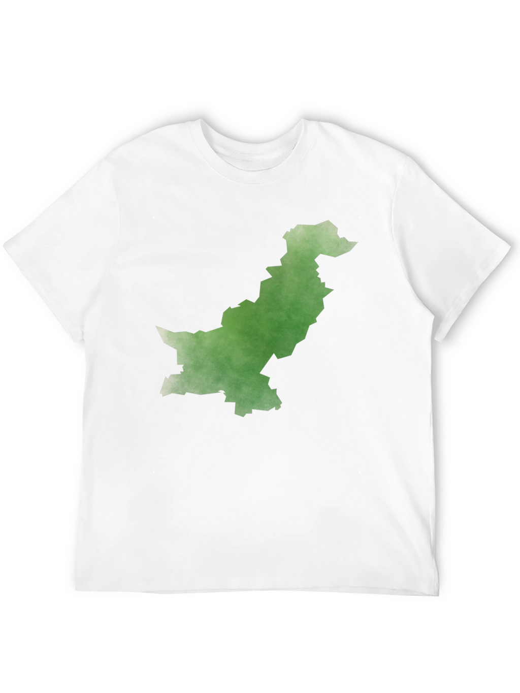 Pakistan Map Graphic Tee - Black Cotton T-Shirt
