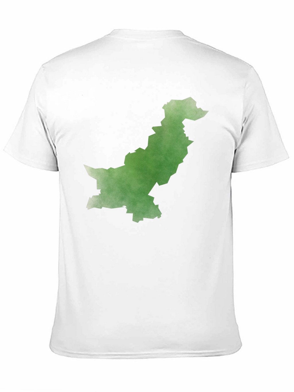 Pakistan Map Graphic Tee - Black Cotton T-Shirt