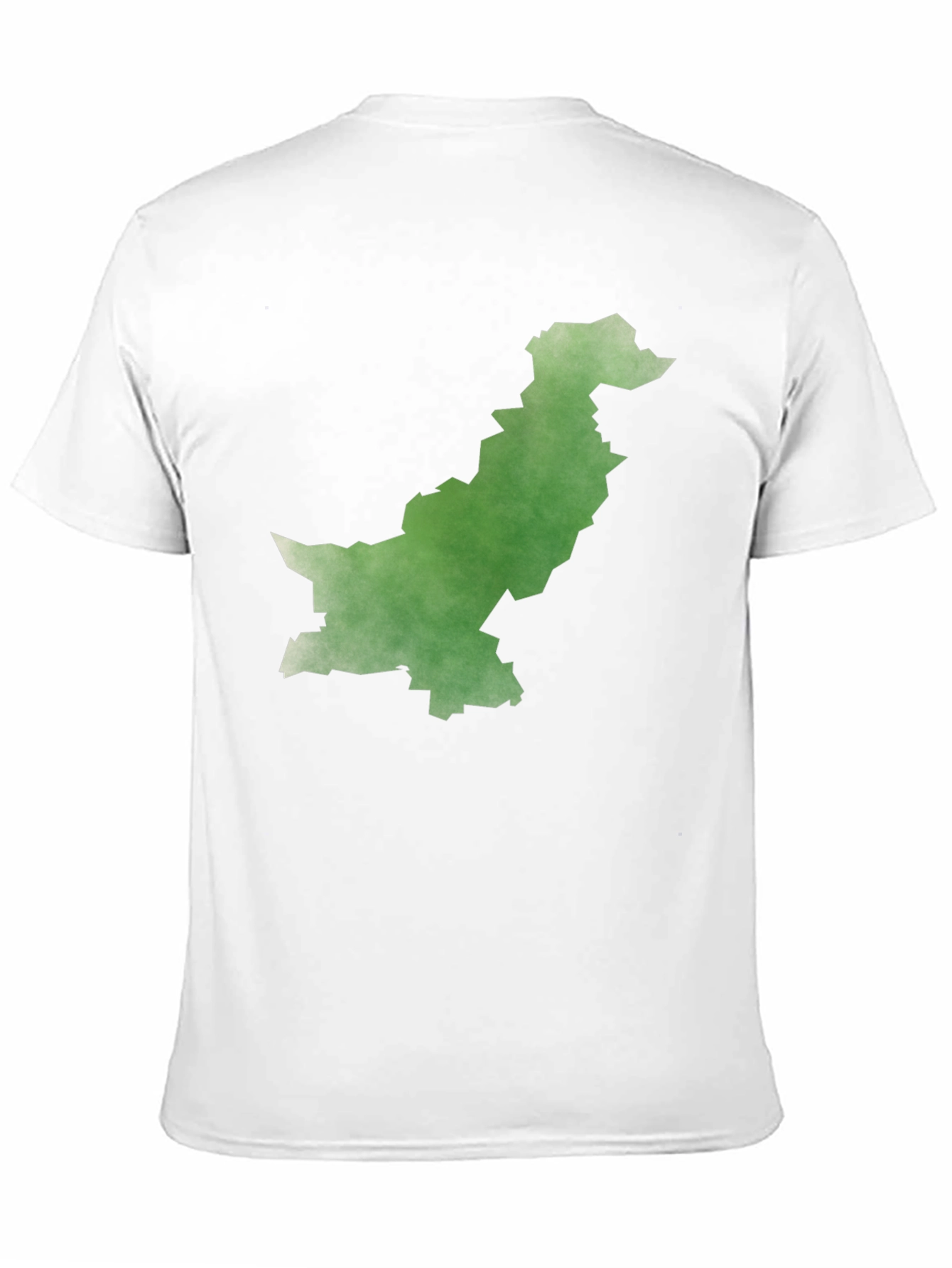 Pakistan Map Graphic Tee - Black Cotton T-Shirt