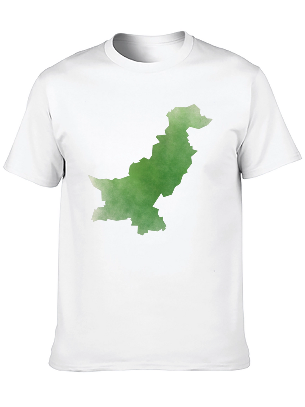 Pakistan Map Graphic Tee - Black Cotton T-Shirt