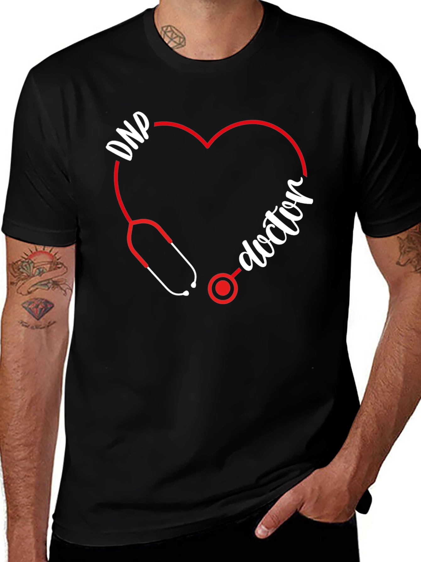 DNP Doctor Stethoscope Heart T-Shirt