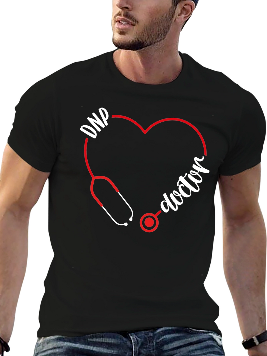 DNP Doctor Stethoscope Heart T-Shirt
