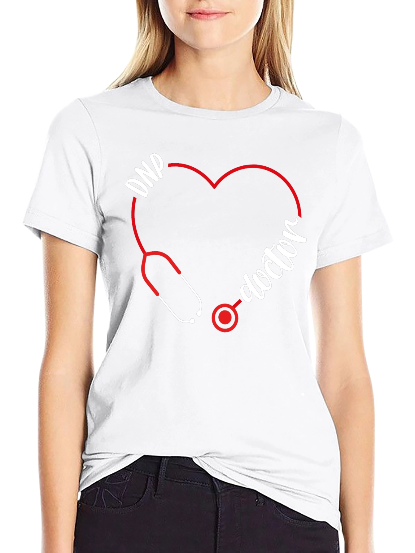 DNP Doctor Stethoscope Heart T-Shirt