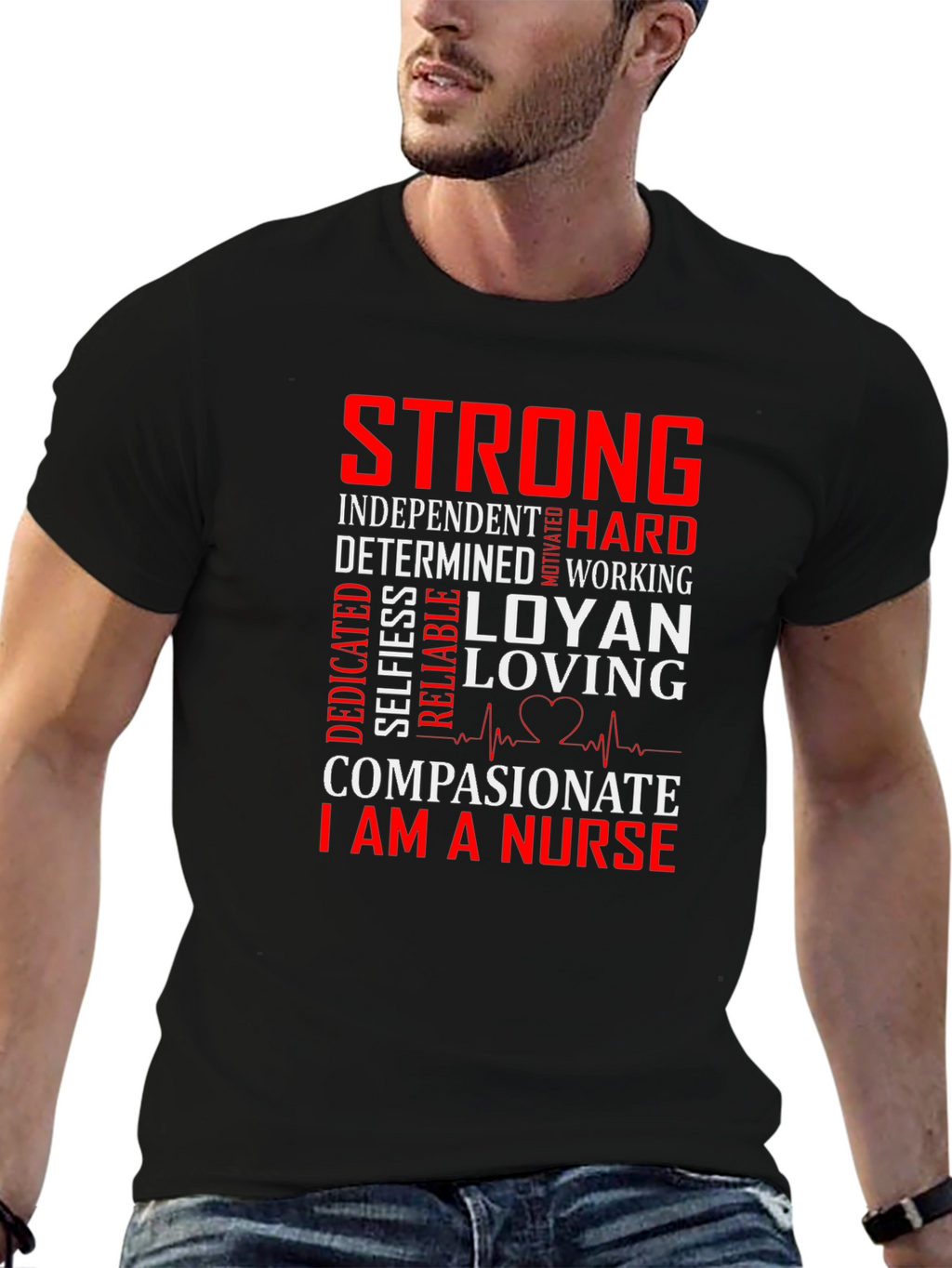 Strong Nurse Graphic Tee