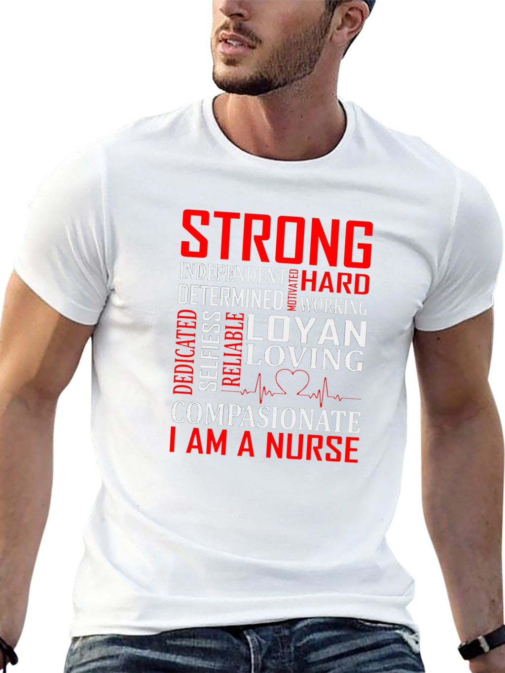 Strong Nurse Graphic Tee