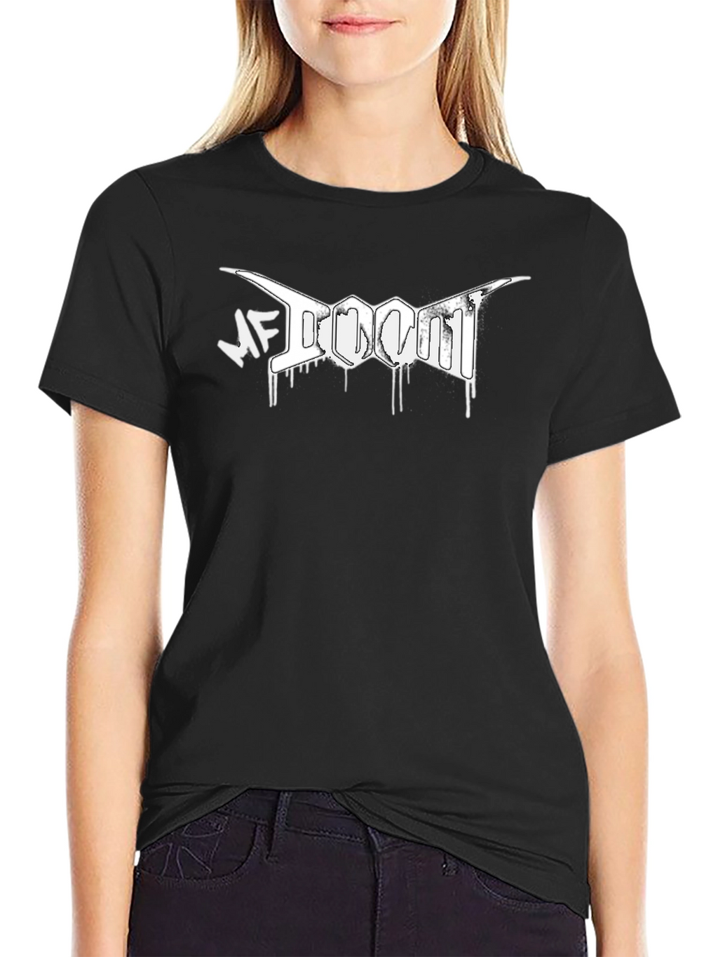 MF DOOM T-Shirt - Black - Graphic Print