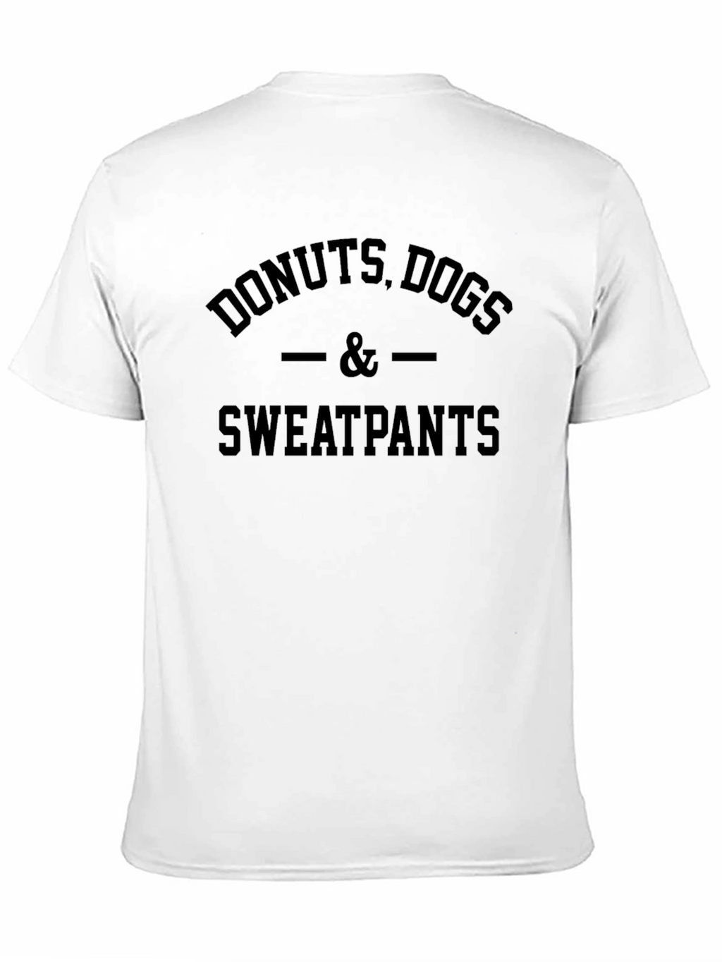 Donuts Dogs & Sweatpants Black Graphic Tee