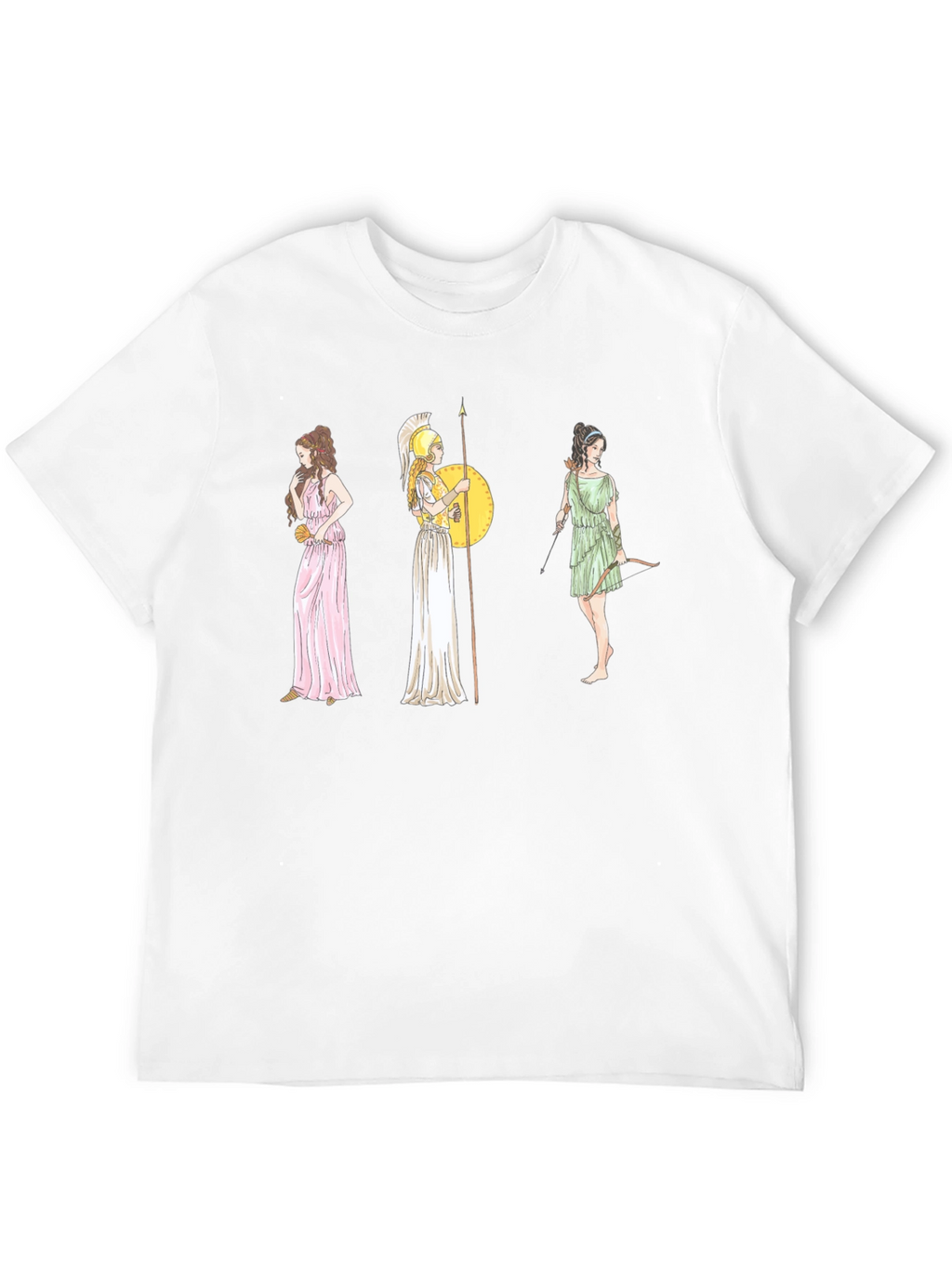 Greek Goddess T-Shirt - Black Graphic Tee