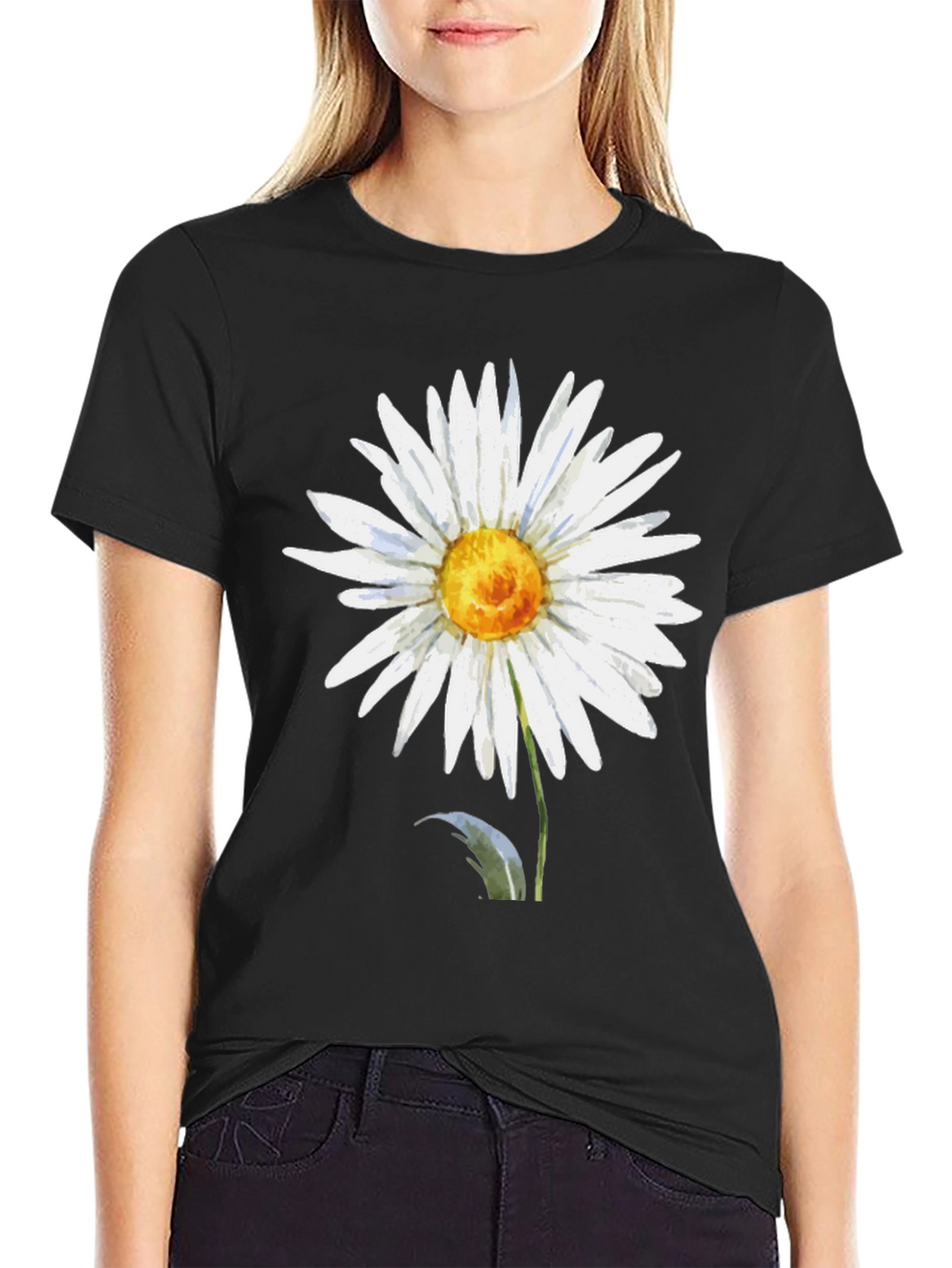 Daisy Flower Graphic T-Shirt