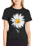 Daisy Flower Graphic T-Shirt