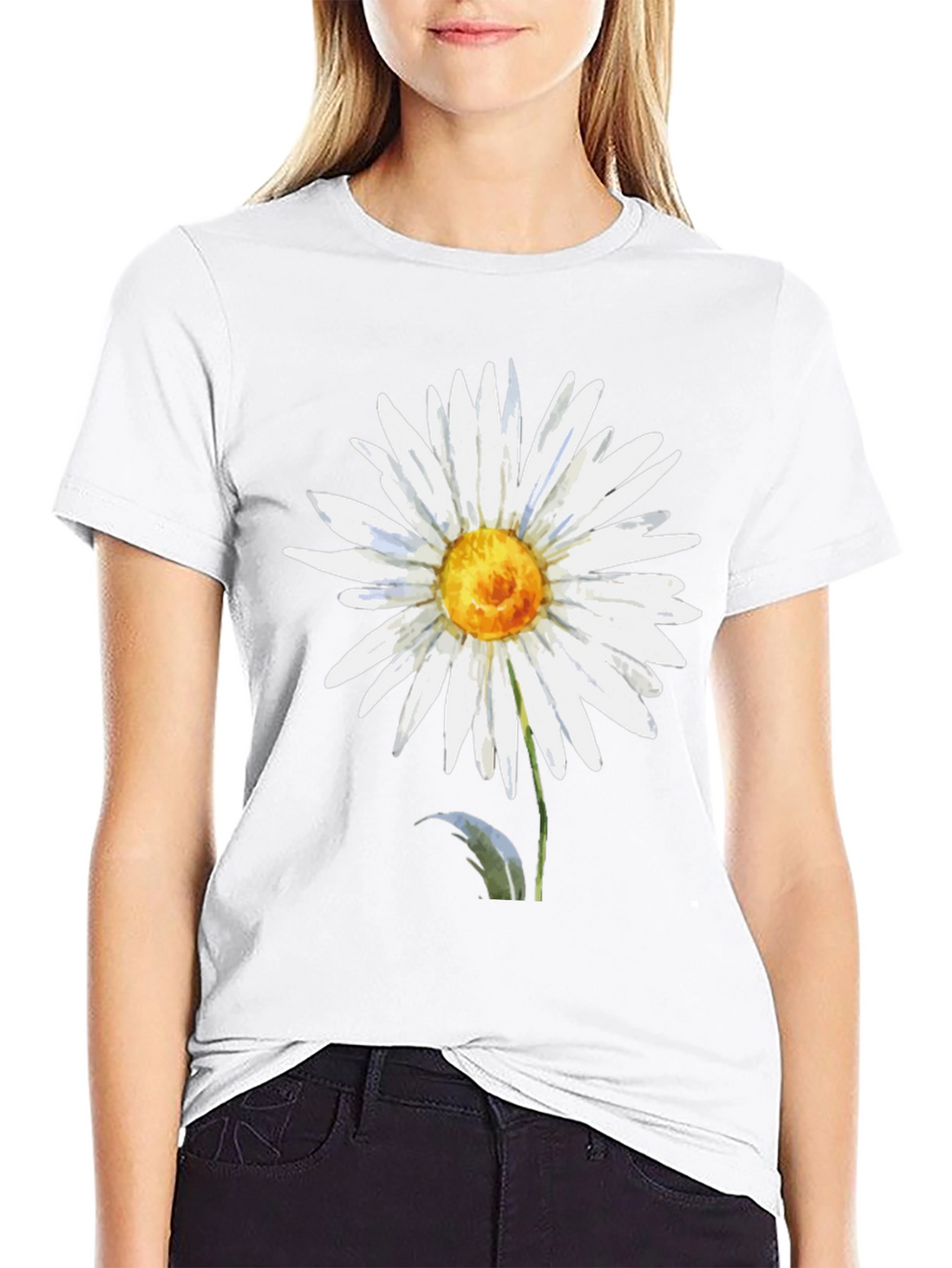 Daisy Flower Graphic T-Shirt