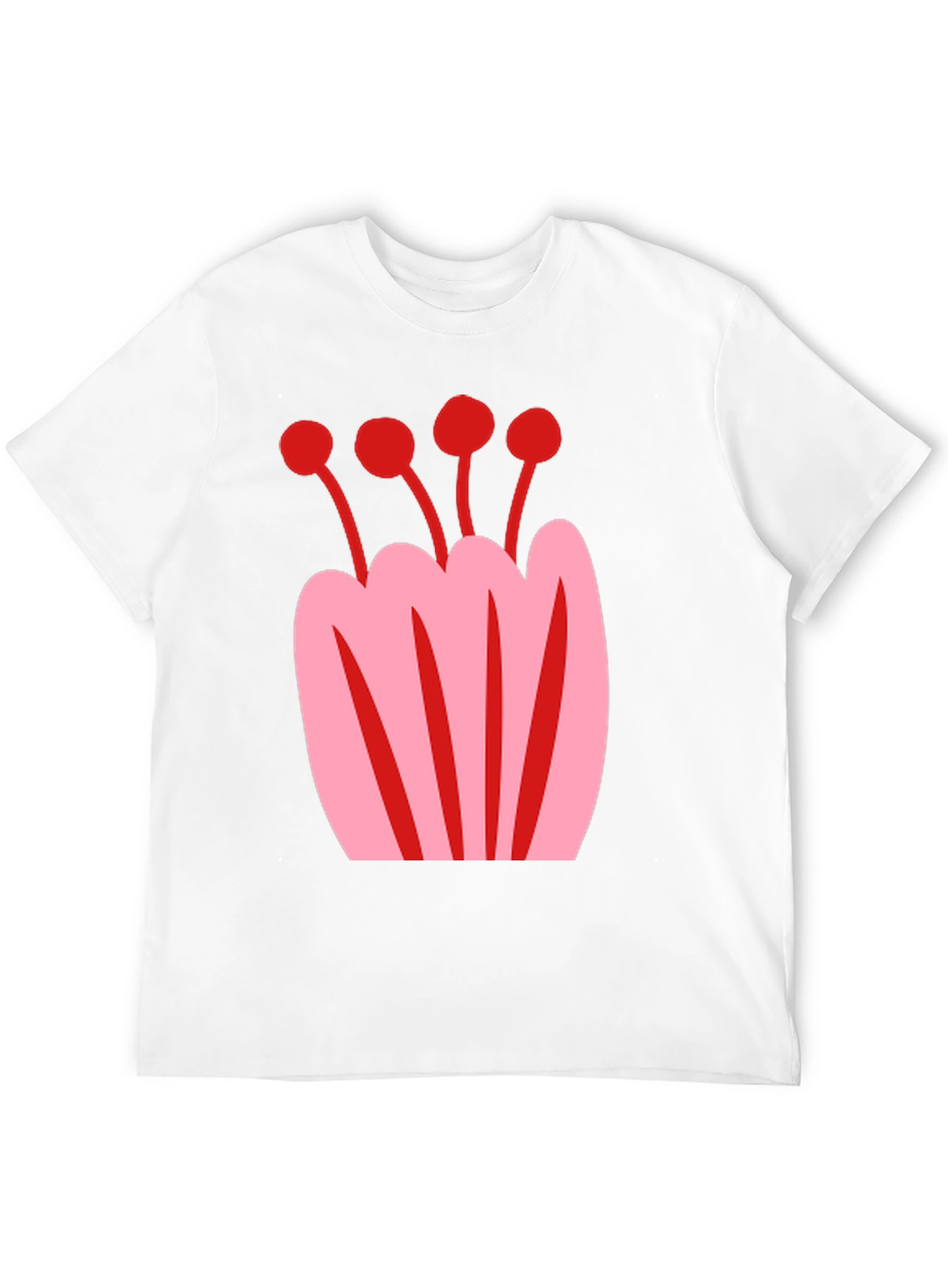 Modern Floral Graphic Print T-Shirt