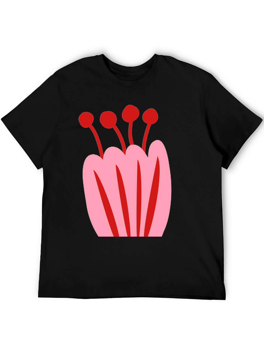 Modern Floral Graphic Print T-Shirt
