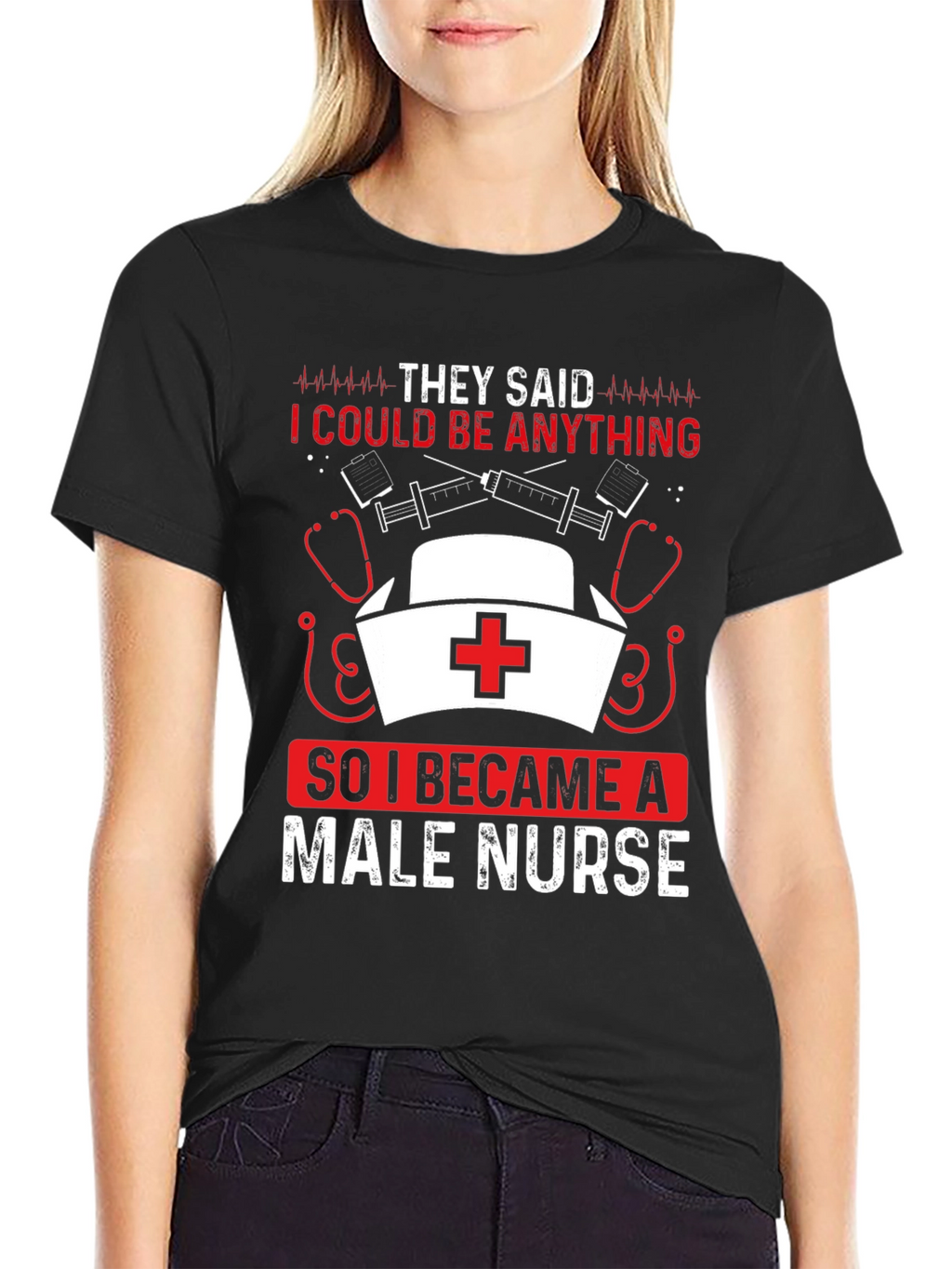 Male Nurse T-Shirt - Funny Nurse Apparel