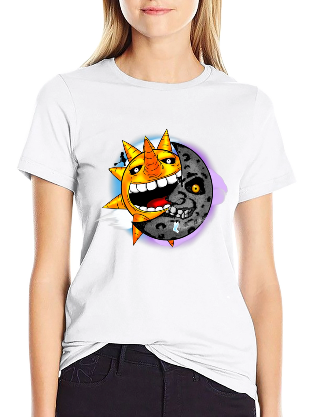 Sun & Moon Graphic T-Shirt