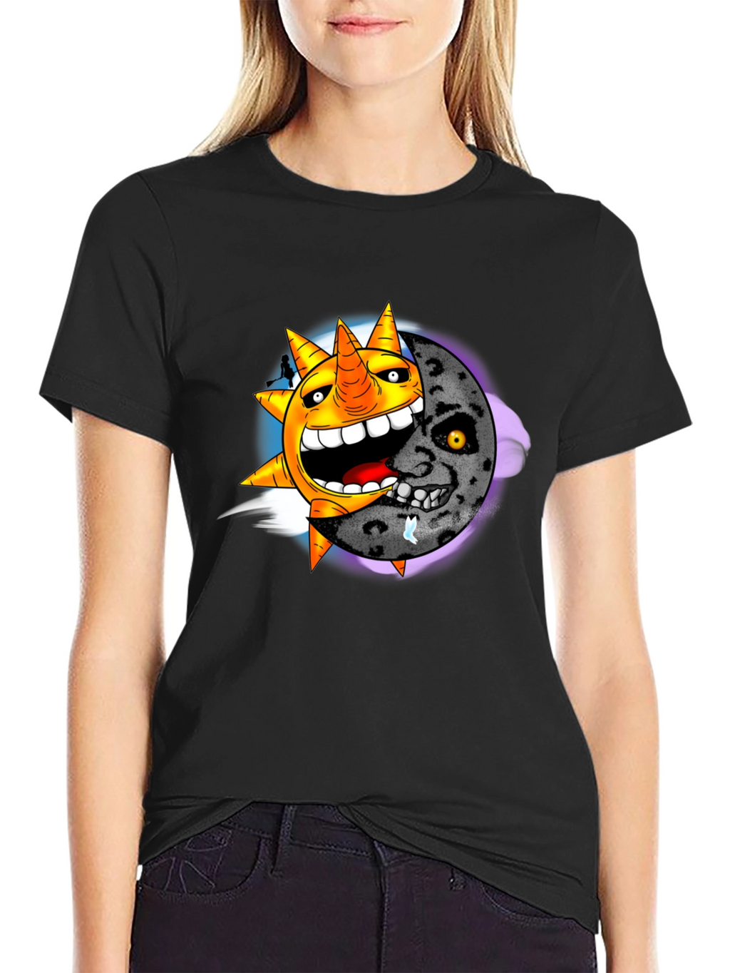 Sun & Moon Graphic T-Shirt