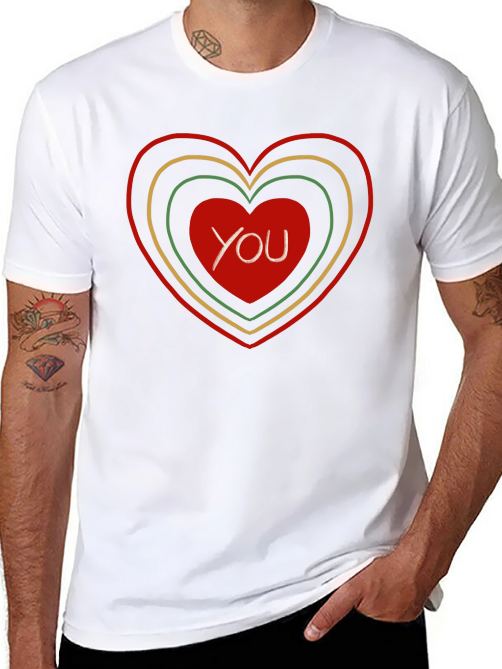 Heart You Graphic Tee - Love & Affection T-Shirt
