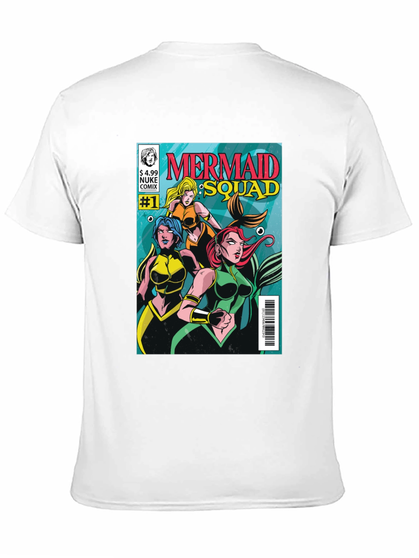 Mermaid Squad Comic Book T-Shirt