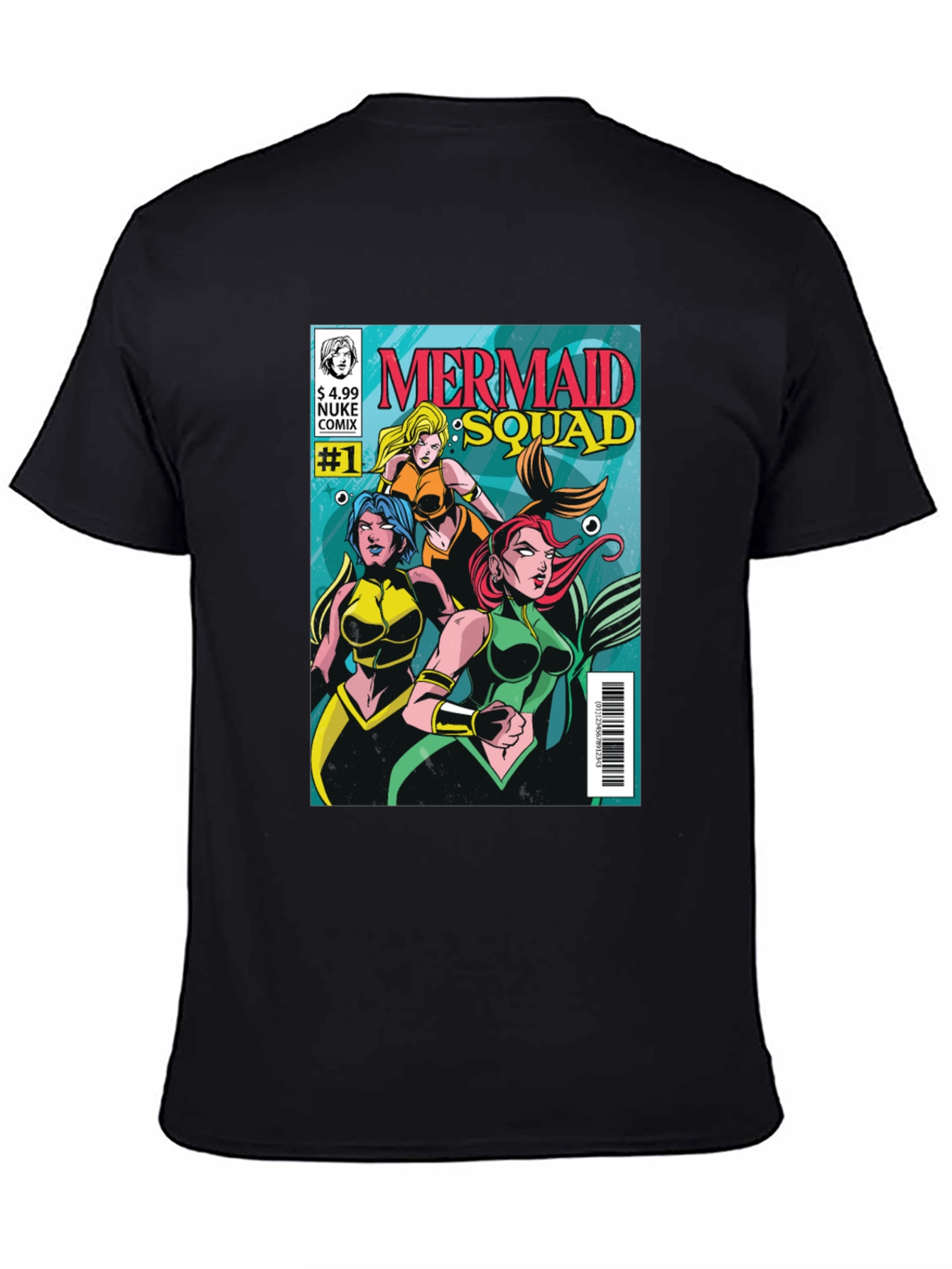 Mermaid Squad Comic Book T-Shirt