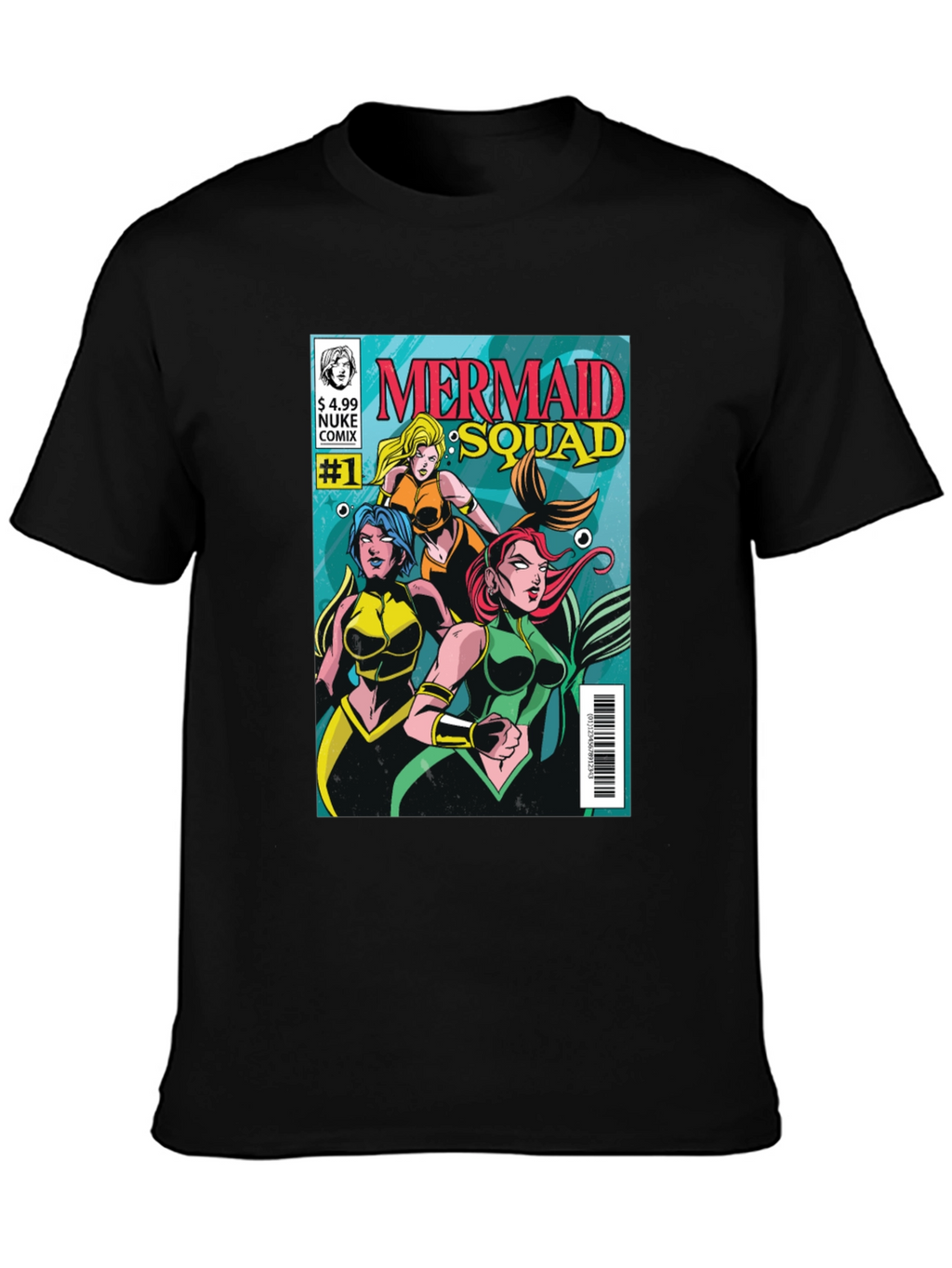 Mermaid Squad Comic Book T-Shirt