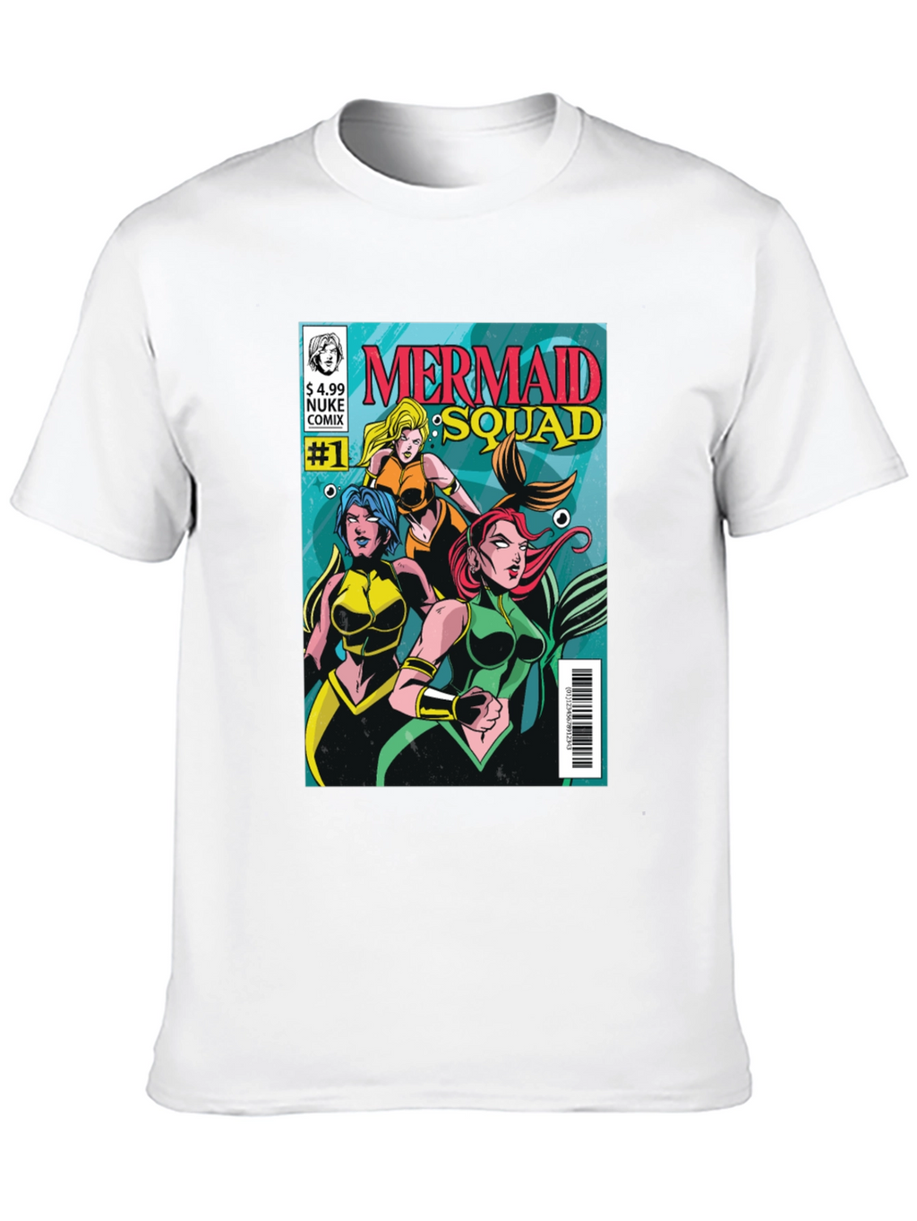 Mermaid Squad Comic Book T-Shirt