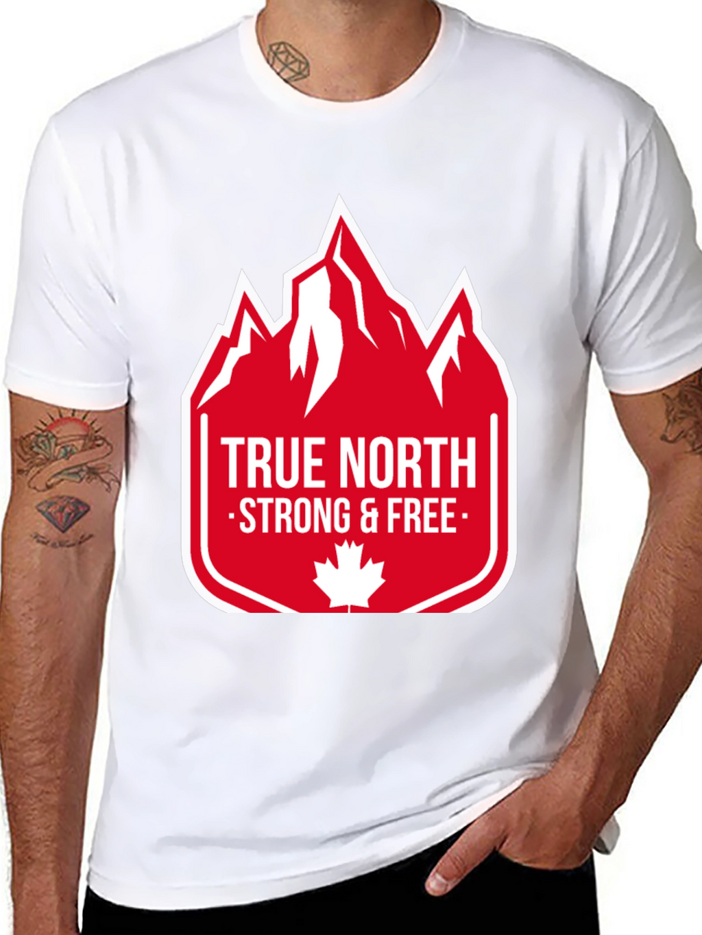 True North Strong & Free Graphic Tee