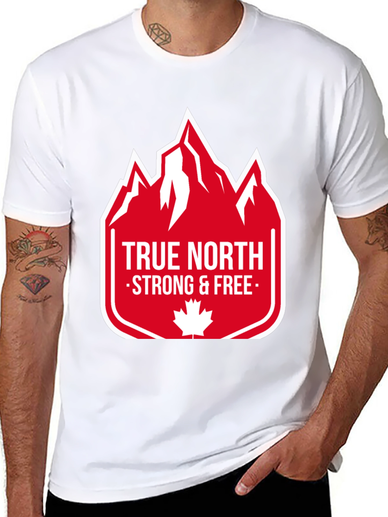 True North Strong & Free Graphic Tee
