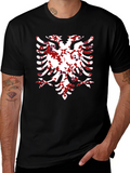Albanian Eagle Graphic Tee - Black T-Shirt