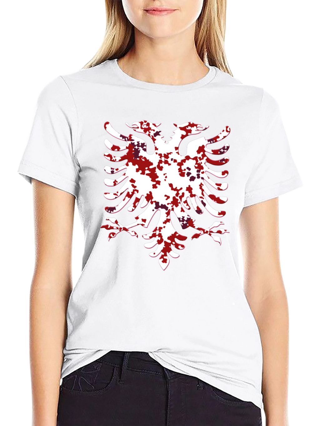 Albanian Eagle Graphic Tee - Black T-Shirt
