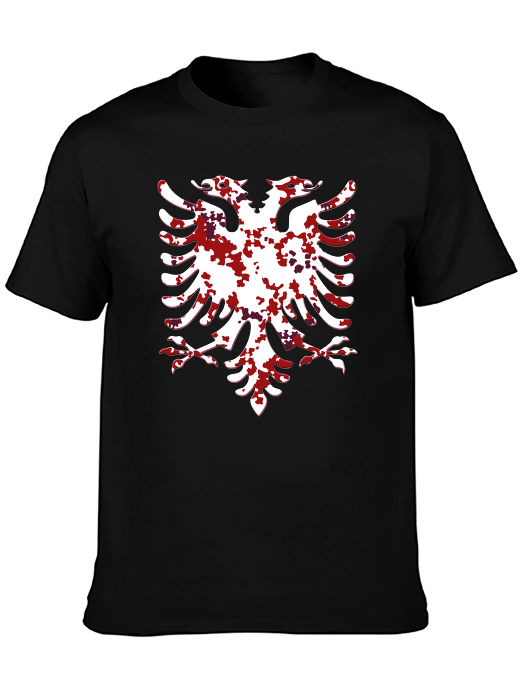 Albanian Eagle Graphic Tee - Black T-Shirt