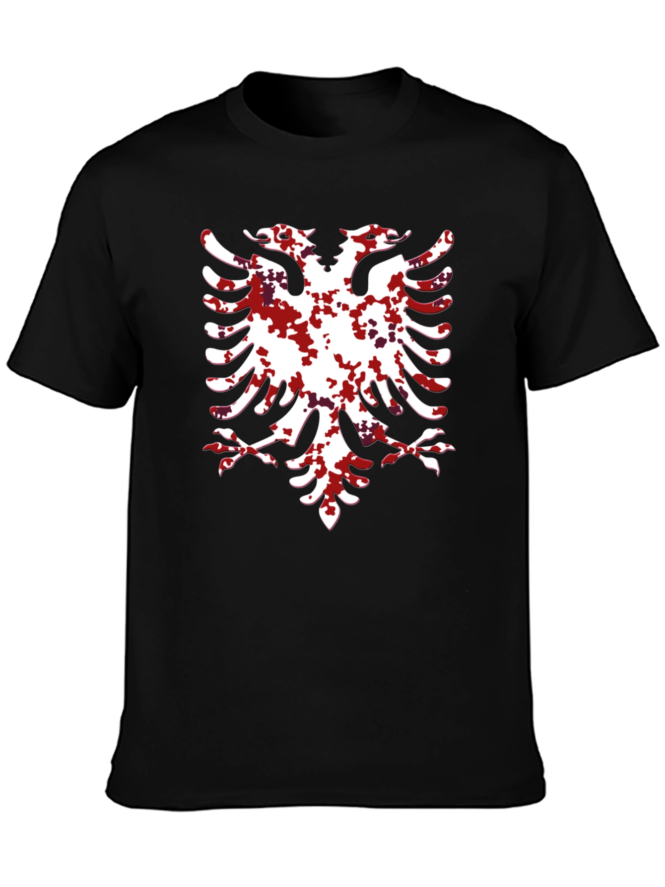 Albanian Eagle Graphic Tee - Black T-Shirt